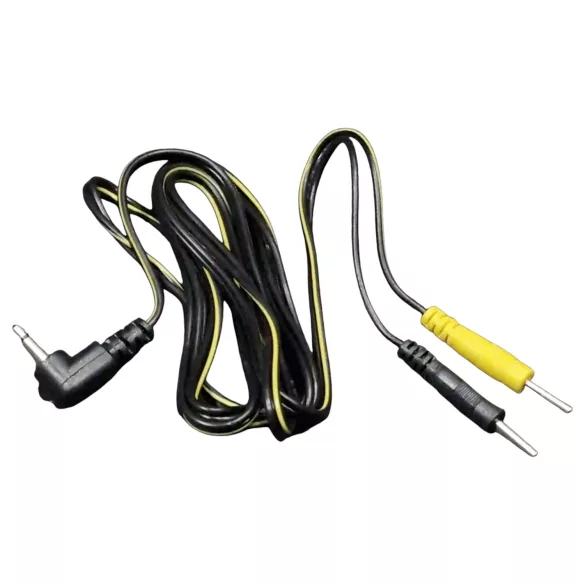 DG-LAB - elektrode-kabel fra 2,5 mm jack til 2 mm stik (sort)