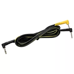 DG-LAB - elektrode­kabel med vinkelrette 2 mm stik (sort)
