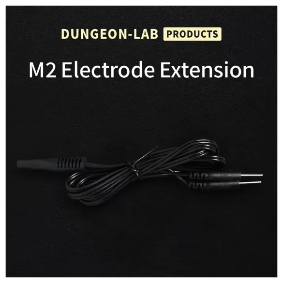 DG-LAB - 2 mm elektrode-forlænger- og fordelingskabel (sort)