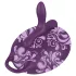 Bouncy Bliss Classic - oppustelig pude vibrator - lilla