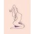 Bouncy Bliss Classic - oppustelig pude vibrator (lilla)