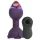 LOVISS Flower - analvibrator med fjernbetjening (lilla)