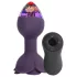 LOVISS Flower - analvibrator med fjernbetjening (lilla)