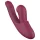 Vibeconnect - G-punkt og klitoris vibrator - 2i1 - rød