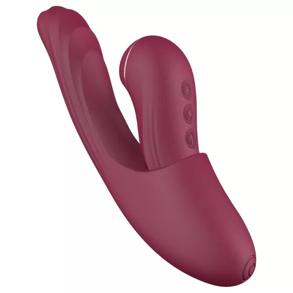 Vibeconnect - G-punkt og klitoris vibrator - 2i1 - rød