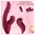 Vibeconnect - G-punkt og klitoris vibrator - 2i1 - rød