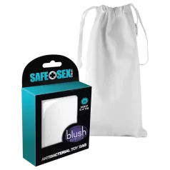 Safe Sex - opbevaringstaske antibakteriel diskret - hvid (L)