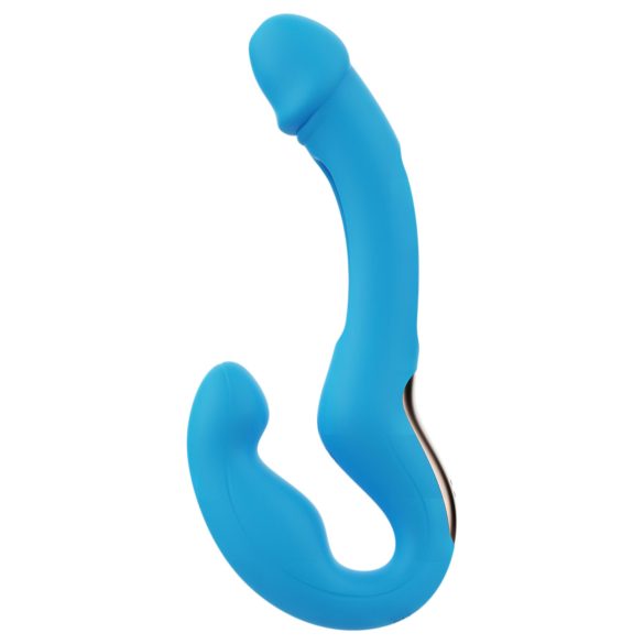 Honey Play Box Harmony Duo - smart strap-on vibrator m. tunge (blå)