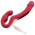 Honey Play Box Harmony Duo - strap-on vibrator med tunge - rød