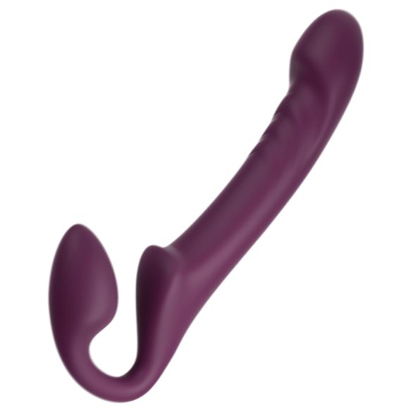 Honey Play Box Bliss - strap-on vibrator med roterende perler - lilla
