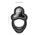 Honey Play Box Anello - vibrerende penisring med kugler - sort
