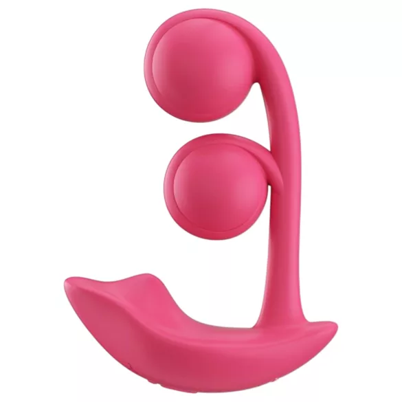 Honey Play Box Melody - App-styret perlevibrator 2-i-1 (rød)