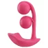 Honey Play Box Melody - App-styret perlevibrator 2-i-1 (rød)