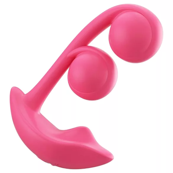 Honey Play Box Melody - App-styret perlevibrator 2-i-1 (rød)