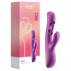   Honey Play Box Gem - G-punkts og klitorisvibrator med kugler - lilla