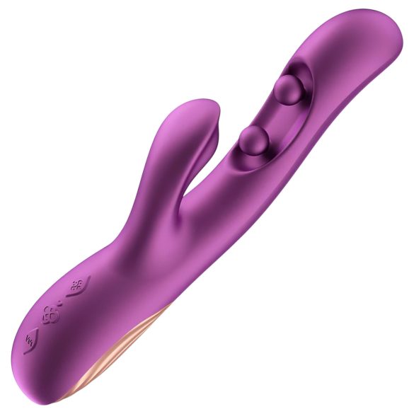 Honey Play Box Gem - G-punkts og klitorisvibrator med kugler - lilla