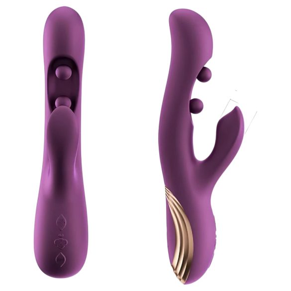 Honey Play Box Gem - G-punkts og klitorisvibrator med kugler - lilla
