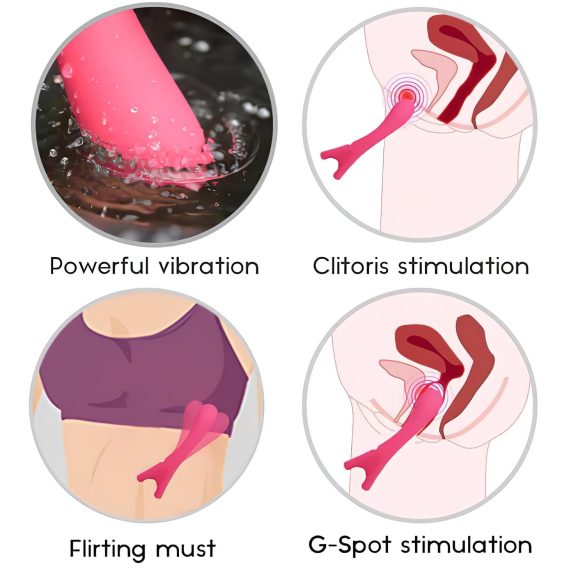 Cotoxo Eiffel Finger - genopladelig G-punktsvibrator (rød)