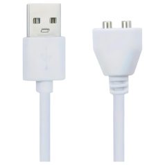 Lovense - USB opladerkabel - magnetisk - hvid