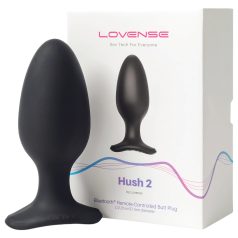   Lovense - analvibrator med fjernbetjening - opladelig, lille, sort, 57mm
