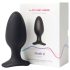LOVENSE Hush 2 L - genopladelig lille anal vibrator (57mm) - sort