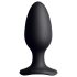 LOVENSE Hush 2 L - genopladelig lille anal vibrator (57mm) - sort