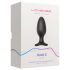 LOVENSE Hush 2 L - genopladelig lille anal vibrator (57mm) - sort