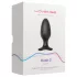 LOVENSE Hush 2 L - lille genopladelig analvibrator (57 mm) - sort