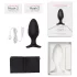LOVENSE Hush 2 L - lille genopladelig analvibrator (57 mm) - sort
