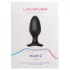 LOVENSE Hush 2 L - lille genopladelig analvibrator (57 mm) - sort