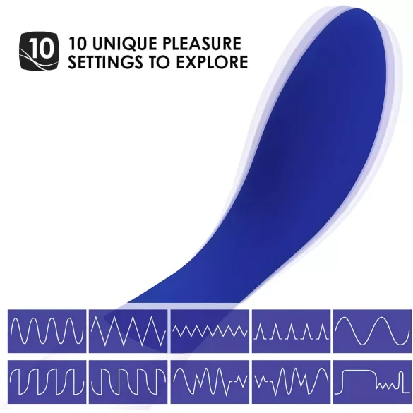 LELO Mona Wave - G-punkt vibrator - vandtæt - blå