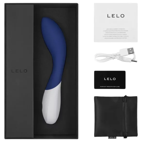 LELO Mona Wave - G-punkt vibrator - vandtæt - blå