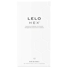 LELO Hex Original - kondomer - ultra tynd latex - 12 stk
