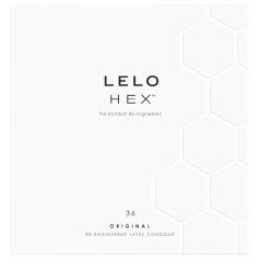 LELO Hex Original - kondom - ultra tynd - latex - 36 stk