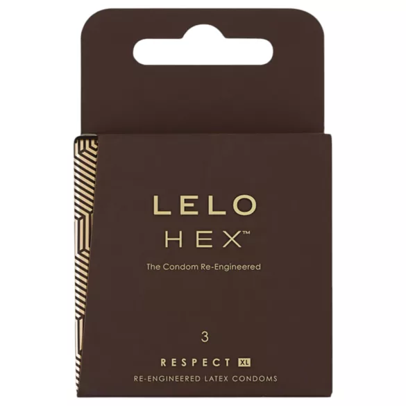 LELO Hex Respect XL - kondom - ekstra stor - 3 stk