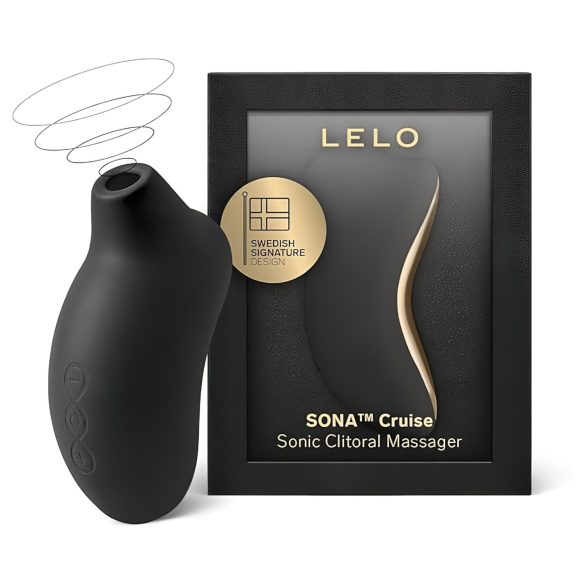 LELO Sona Cruise - klitorisvibrator med lydbølger - sort