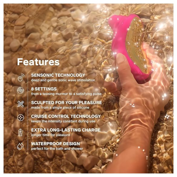 LELO Sona Cruise - klitorisvibrator med lydbølger - sort