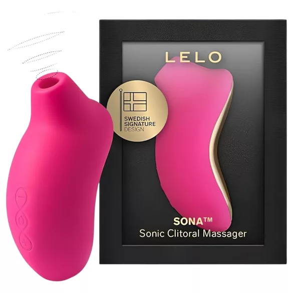 LELO Sona - klitorisvibrator med lydvibration - cherry