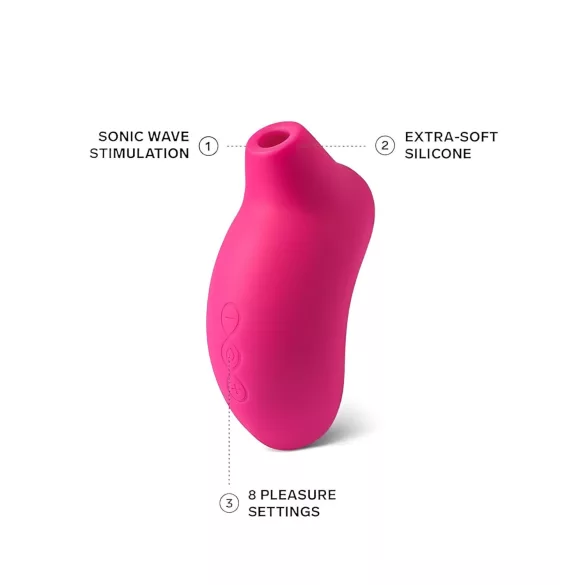 LELO Sona - klitorisvibrator med lydvibration - cherry