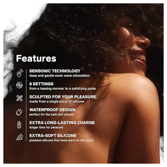 LELO Sona - klitorisvibrator med lydvibration - cherry