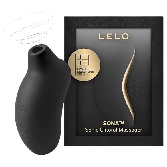 LELO Sona - klitorisvibrator med lydvibrationer - sort