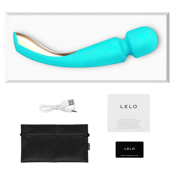 LELO - massagevibrator - stor - genopladelig - turkis