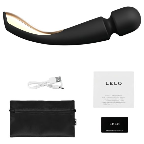 LELO - massagevibrator - stor model - genopladelig - sort