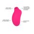 LELO - klitorisvibrator med lydbølger - kirsebærrød