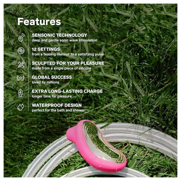 LELO - klitorisvibrator med lydbølger - kirsebærrød