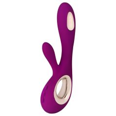   LELO Soraya Wave - rabbit vibrator - bølgende bevægelse - genopladelig - lilla