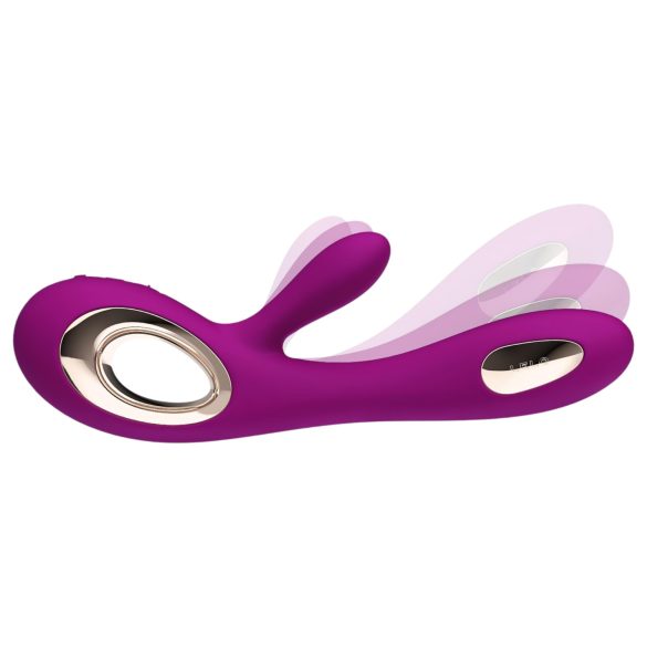 LELO Soraya Wave - rabbit vibrator - bølgende bevægelse - genopladelig - lilla
