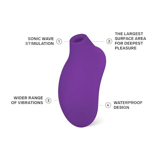LELO - klitorisvibrator med lydbølger - lilla