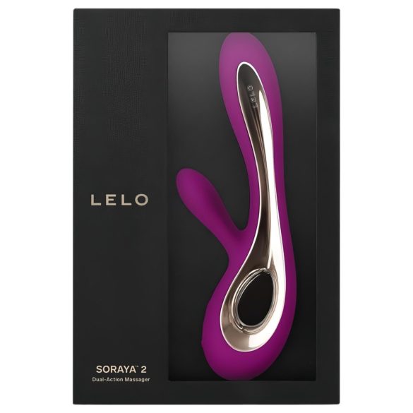 LELO Soraya 2 - rabbit vibrator med klitorisarm - vandtæt - lilla