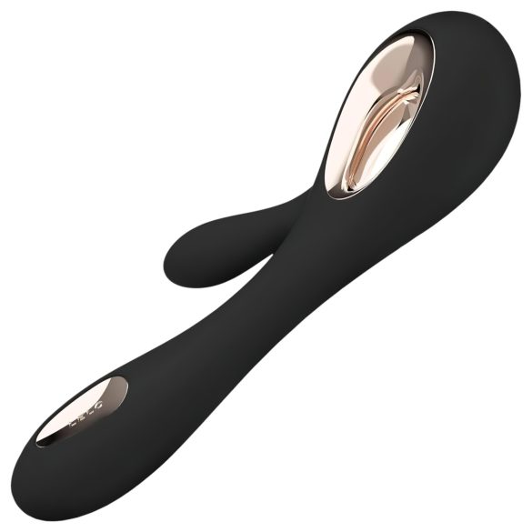 LELO Soraya Wave - dobbeltvibrator med klitorisstimulation - sort